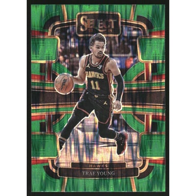 2023-24 Select Prizms Green Shock #43 Trae Young