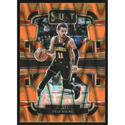 2023-24 Select Prizms Orange Tectonic #43 Trae Young