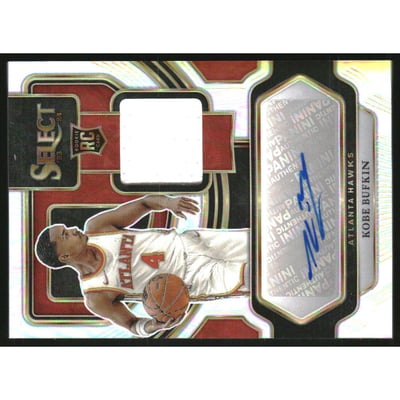 2023-24 Select Rookie Jersey Autographs #32 Kobe Bufkin