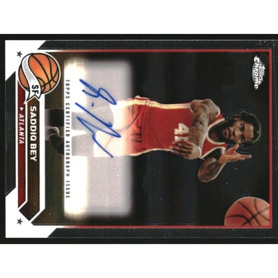 2023-24 Topps Chrome Autographs #CGSBE Saddiq Bey