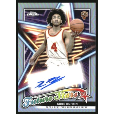 2023-24 Topps Chrome Future Stars Autographs #FSAKOB Kobe Bufkin