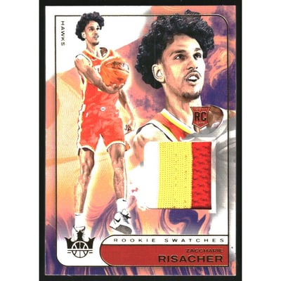 2024-25 Court Kings Rookie Swatches #14 Zaccharie Risacher