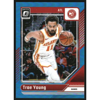 2024-25 Donruss Optic Aqua #186 Trae Young