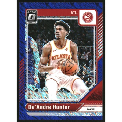 2024-25 Donruss Optic Blue Shimmer #50 De'Andre Hunter