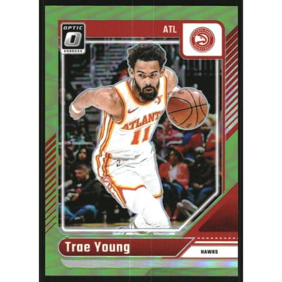 2024-25 Donruss Optic Lime Green #186 Trae Young