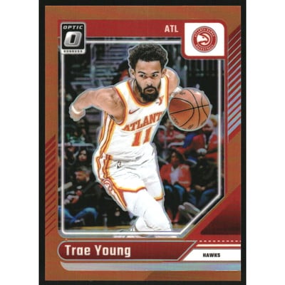 2024-25 Donruss Optic Orange #186 Trae Young