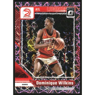 2024-25 Donruss Optic Pink Velocity #238 Dominique Wilkins LGD