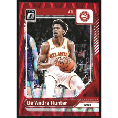 2024-25 Donruss Optic Red Seismic #50 De'Andre Hunter