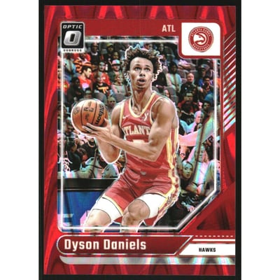 2024-25 Donruss Optic Red Seismic #56 Dyson Daniels