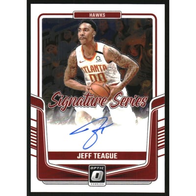 2024-25 Donruss Optic Signature Series #42 Jeff Teague