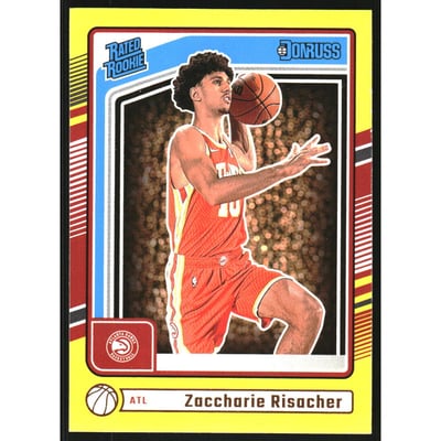 2024-25 Donruss Yellow Flood #219 Zaccharie Risacher RR