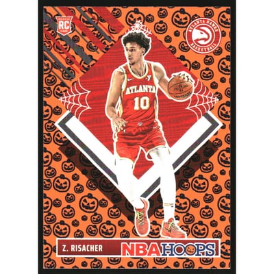 2024-25 Hoops Haunted Hoops Orange #291 Zaccharie Risacher