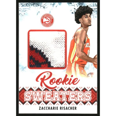 2024-25 Hoops Rookie Sweaters #1 Zaccharie Risacher