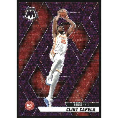 2024-25 Panini Mosaic Mosaic Fast Break Purple #173 Clint Capela