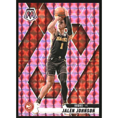 2024-25 Panini Mosaic Mosaic Pink #35 Jalen Johnson