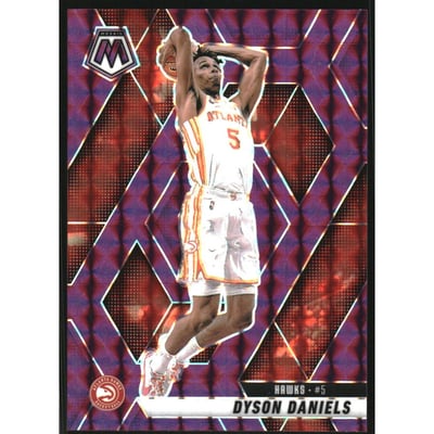 2024-25 Panini Mosaic Mosaic Purple #139 Dyson Daniels