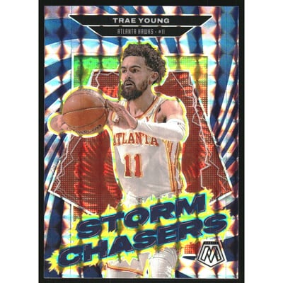 2024-25 Panini Mosaic Storm Chasers #2 Trae Young