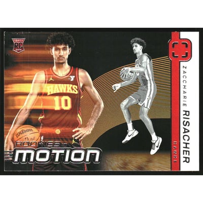 2024-25 Panini PhotoGenic Rookies In Motion #4 Zaccharie Risacher