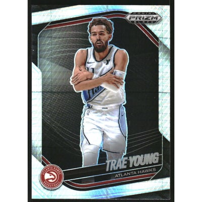 2024-25 Panini Prizm Black Prizms Hyper #141 Trae Young