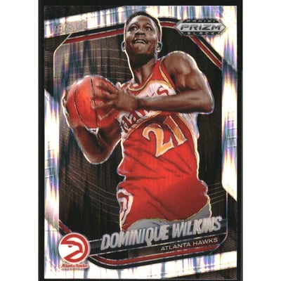 2024-25 Panini Prizm Black Prizms Skewed #290 Dominique Wilkins LGD
