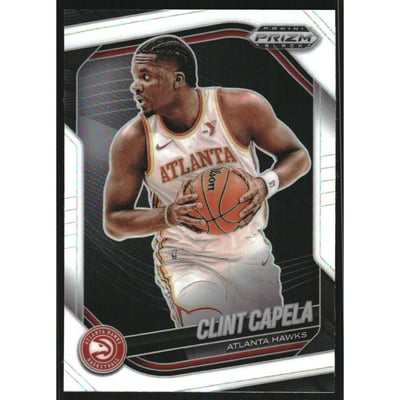 2024-25 Panini Prizm Black Prizms White #178 Clint Capela