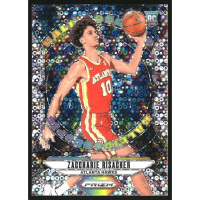 2024-25 Panini Prizm Kaleidoscopic Prizms Fast Break #7 Zaccharie Risacher