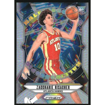 2024-25 Panini Prizm Kaleidoscopic Prizms Silver #7 Zaccharie Risacher