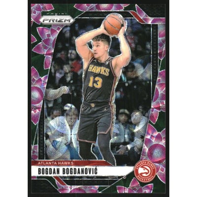 2024-25 Panini Prizm Prizms Lotus Flower #105 Bogdan Bogdanovic