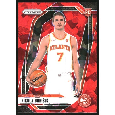 2024-25 Panini Prizm Prizms Red Ice #229 Nikola Durisic