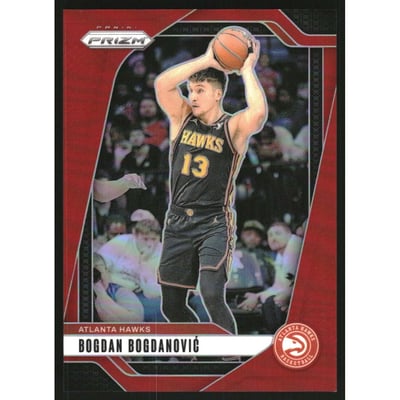 2024-25 Panini Prizm Prizms Red #105 Bogdan Bogdanovic