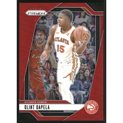 2024-25 Panini Prizm Prizms Red #161 Clint Capela