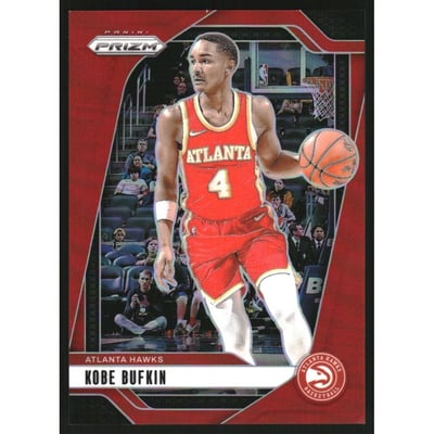 2024-25 Panini Prizm Prizms Red #166 Kobe Bufkin
