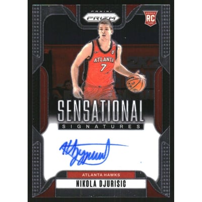 2024-25 Panini Prizm Sensational Signatures #86 Nikola Durisic