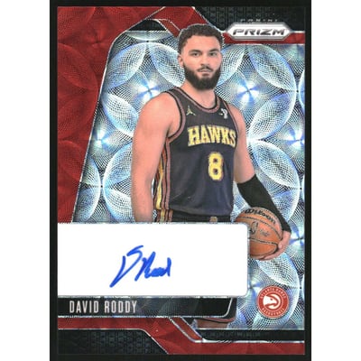 2024-25 Panini Prizm Signatures Prizms Choice #20 David Roddy