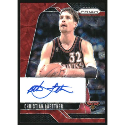 2024-25 Panini Prizm Signatures Prizms Choice #43 Christian Laettner