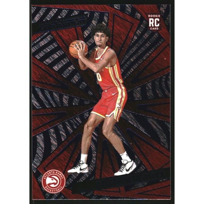 2024-25 Panini Revolution Blue Storm #104 Zaccharie Risacher
