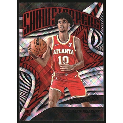 2024-25 Panini Revolution Showstoppers Cosmic #12 Zaccharie Risacher