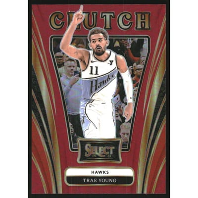 2024-25 Select Clutch Red Prizms #23 Trae Young