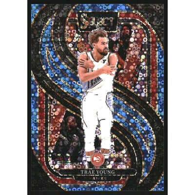 2024-25 Select Light Blue Disco Prizms #123 Trae Young
