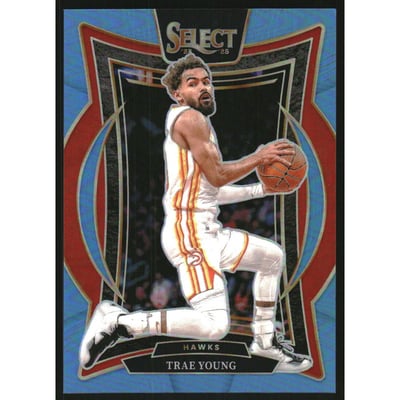 2024-25 Select Light Blue Prizms #63 Trae Young