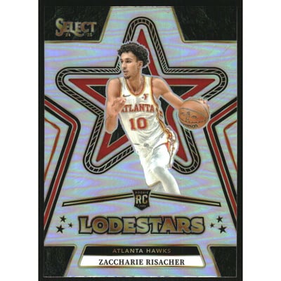 2024-25 Select Lodestars Silver Prizms #6 Zaccharie Risacher