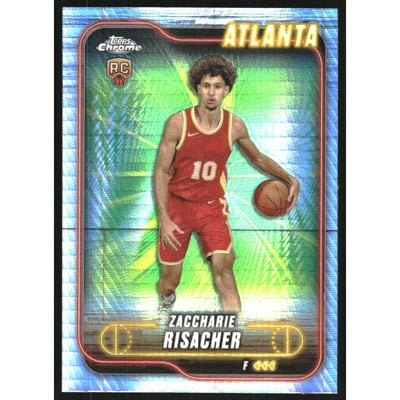2024-25 Topps Chrome Prism Refractors #169 Zaccharie Risacher