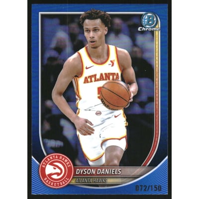 2025-26 Bowman Chrome Blue Refractors #BCV166 Dyson Daniels
