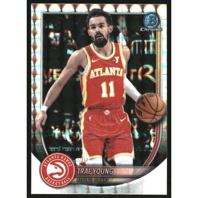 2025-26 Bowman Chrome Geometric Refractors #BCV83 Trae Young