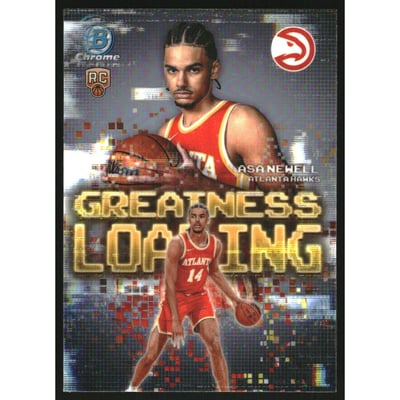 2025-26 Bowman Chrome Greatness Loading Refractors #GL23 Asa Newell