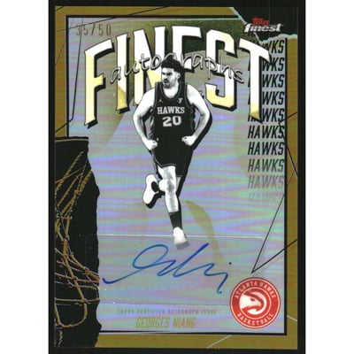 2025-26 Finest Autographs Gold Refractors #FAUGN Georges Niang