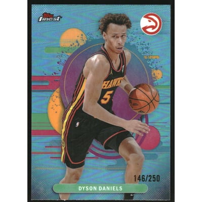 2025-26 Finest Sky Blue Refractors #149 Dyson Daniels U