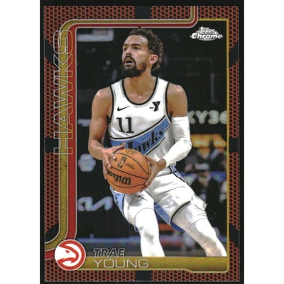 2025-26 Topps Chrome Basketball Refractors #5 Trae Young