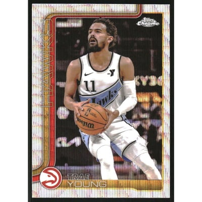 2025-26 Topps Chrome Wave Refractors #5 Trae Young