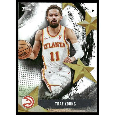 2025-26 Topps Stars of the NBA Rainbow Foilboard #SA25 Trae Young